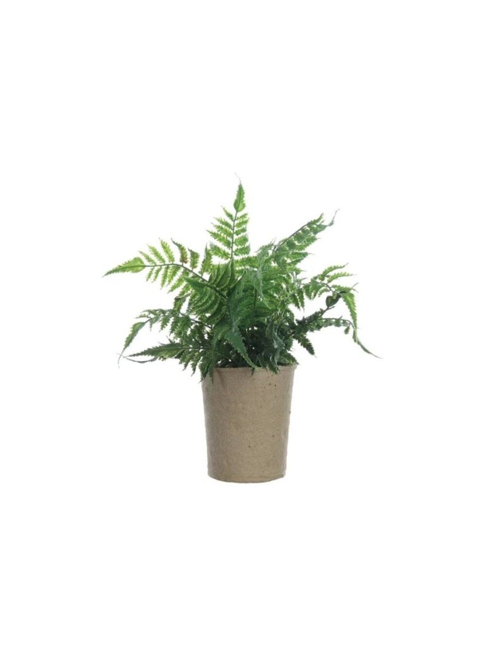 Faux Fern in Paper Pot NEW Home Decor Faux Plant Fake Plant Shelf Decor